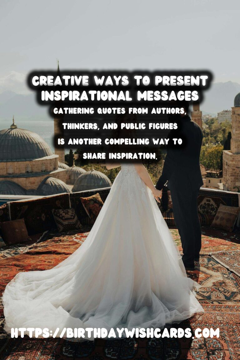 Colorful Ways to Prepare Inspirational Messages