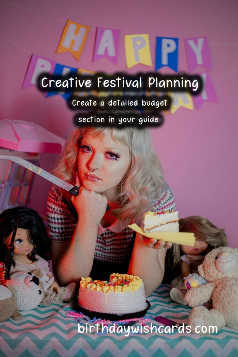 Colorful Ways to Write Your Festival Planning Guide
