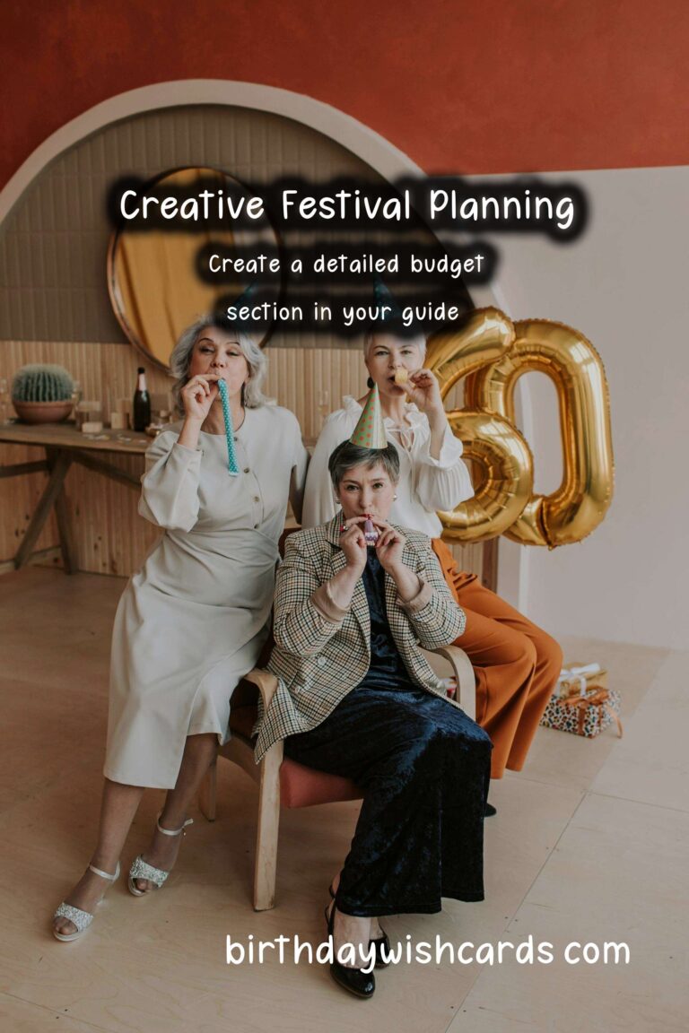 Colorful Ways to Write Your Festival Planning Guide