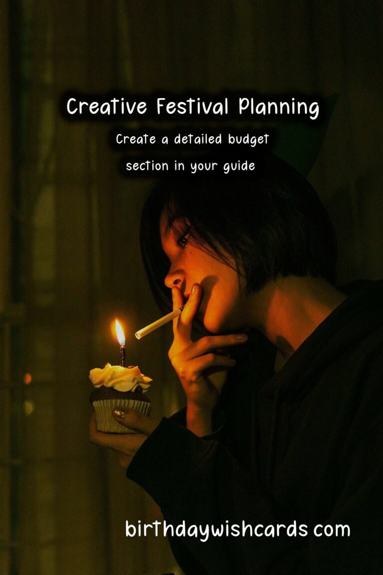Colorful Ways to Write Your Festival Planning Guide