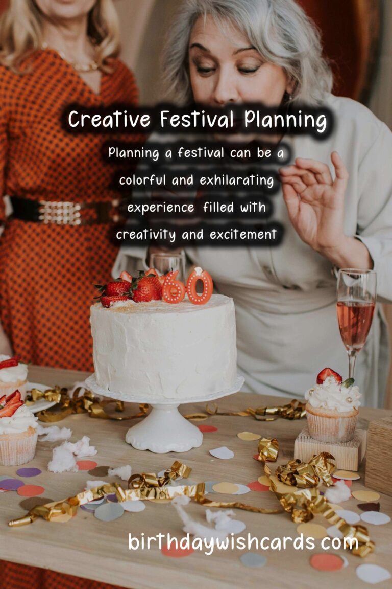 Colorful Ways to Write Your Festival Planning Guide