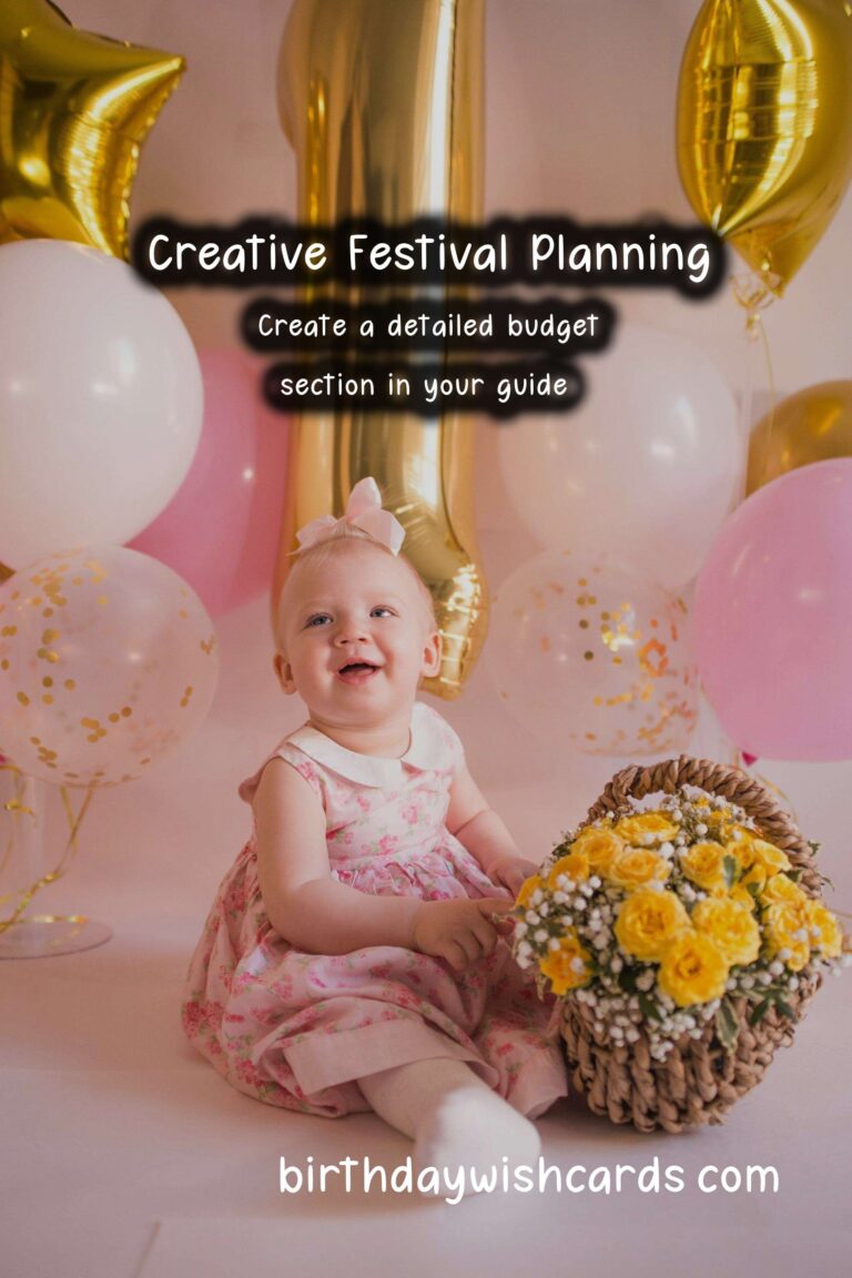Colorful Ways to Write Your Festival Planning Guide