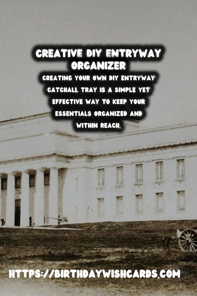 Create Your Own DIY Entryway Catchall Tray: A Step-by-Step Guide