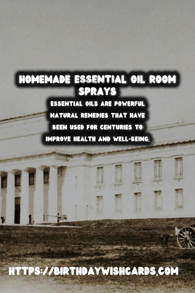 Create Your Own Homemade Essential Oil Room Sprays