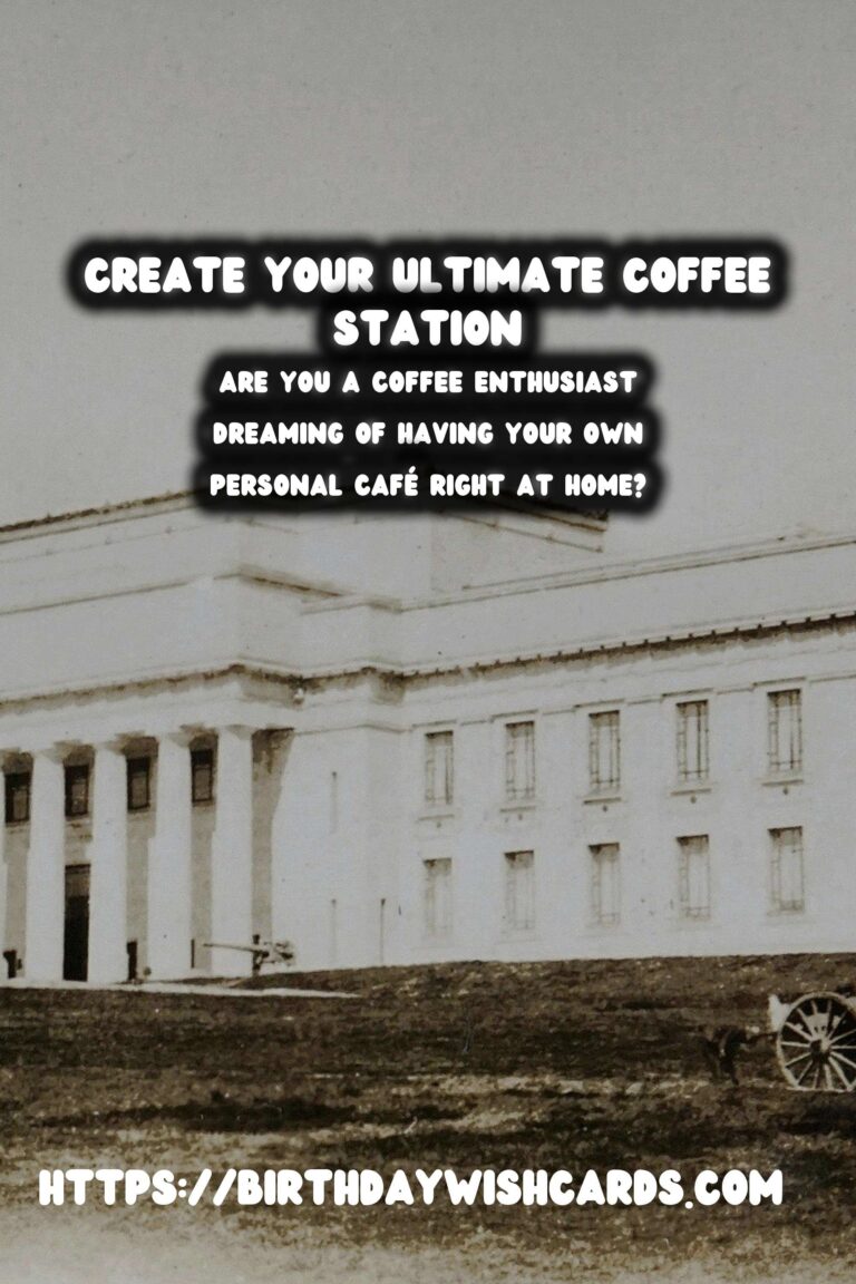 Create Your Ultimate DIY Coffee Bar Station: A Guide to Brewing Bliss