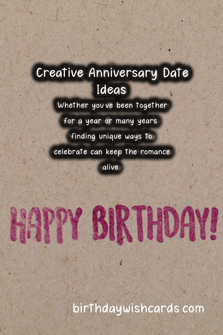 Creative Anniversary Date Ideas That Shine