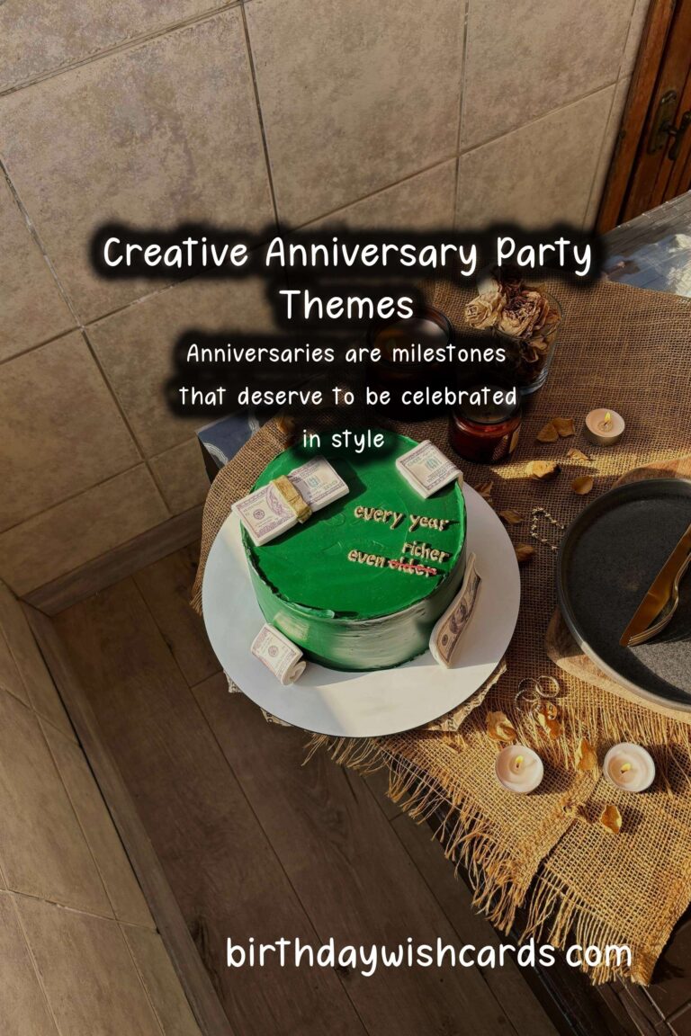 Creative Anniversary Party Themes That Everyone Will Love