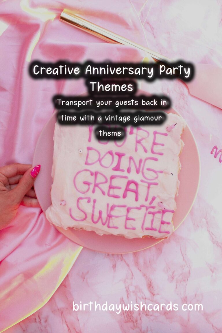 Creative Anniversary Party Themes That Everyone Will Love