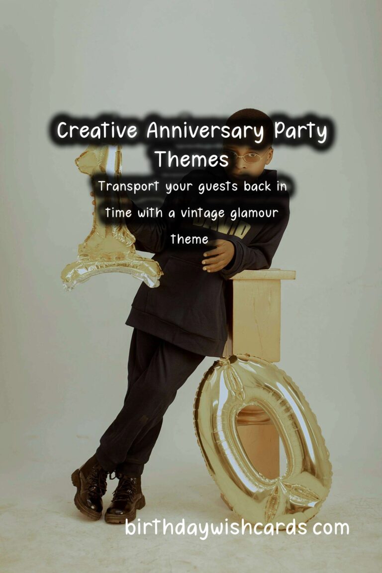 Creative Anniversary Party Themes That Everyone Will Love