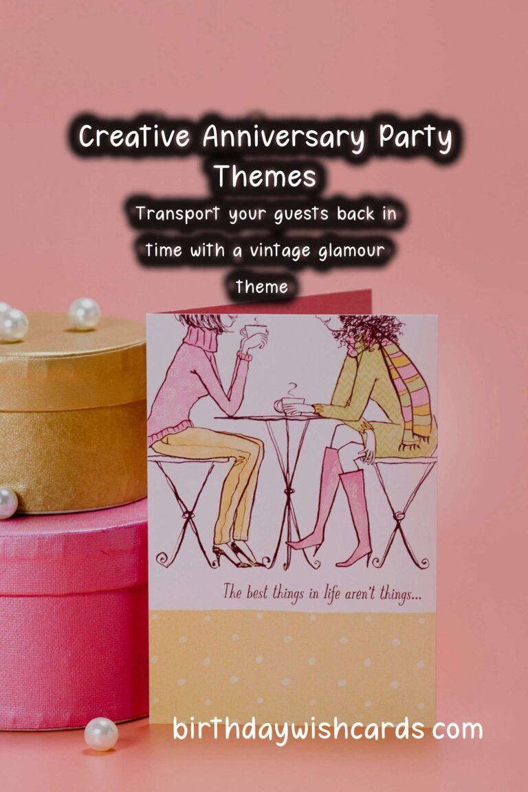 Creative Anniversary Party Themes That Everyone Will Love
