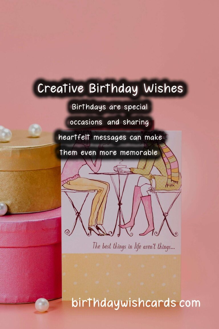 Creative Birthday Messages That Shine