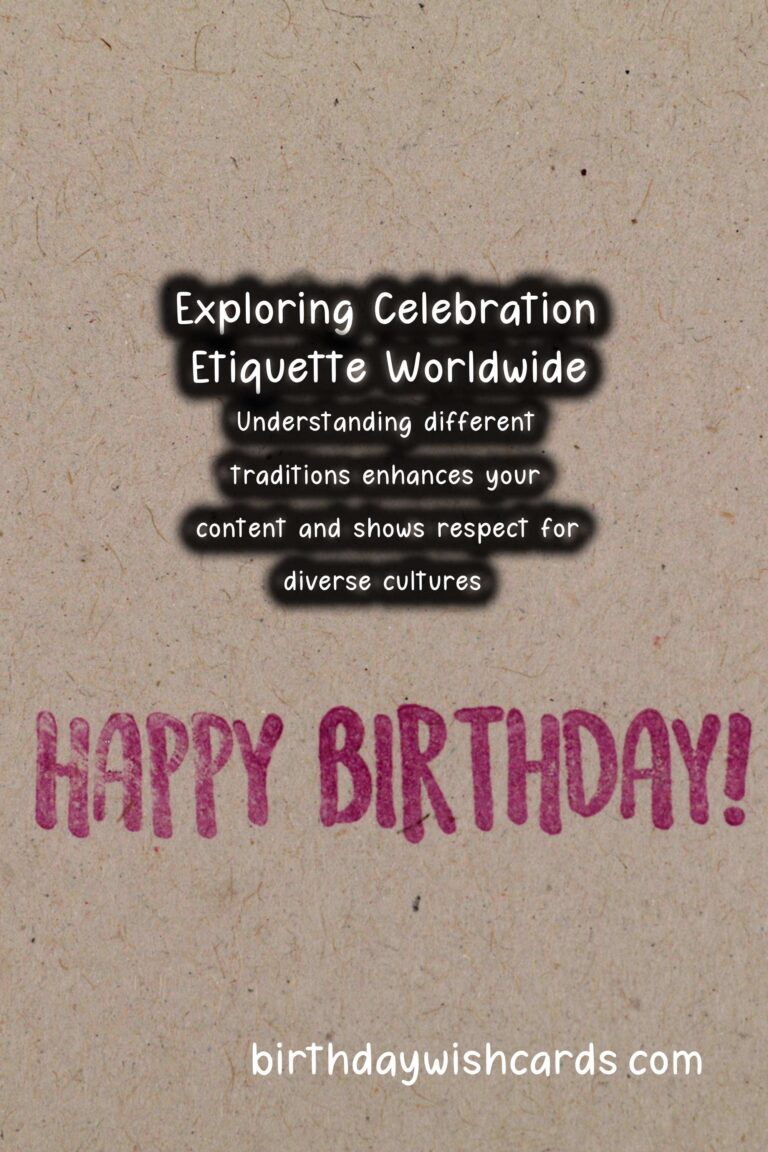 Creative Celebration Etiquette Around the World For Social Media