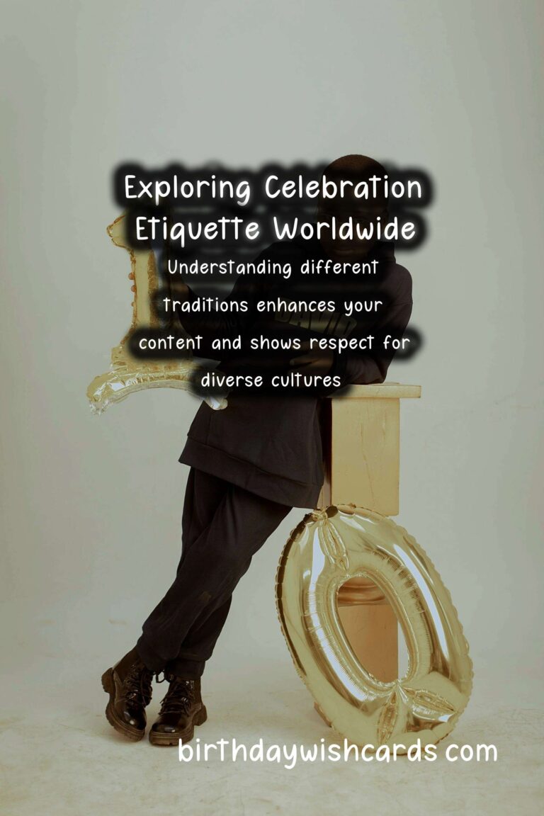 Creative Celebration Etiquette Around the World For Social Media