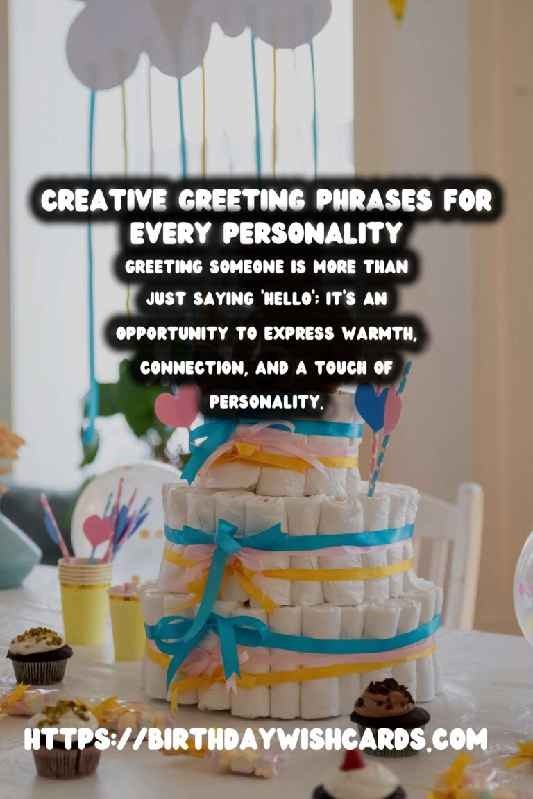 Creative Meaningful Greeting Phrases For Every Personality