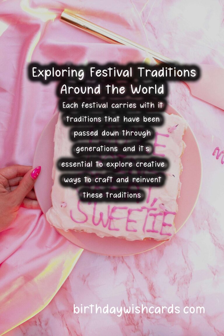 Creative Ways to Craft Festival Traditions Around the World
