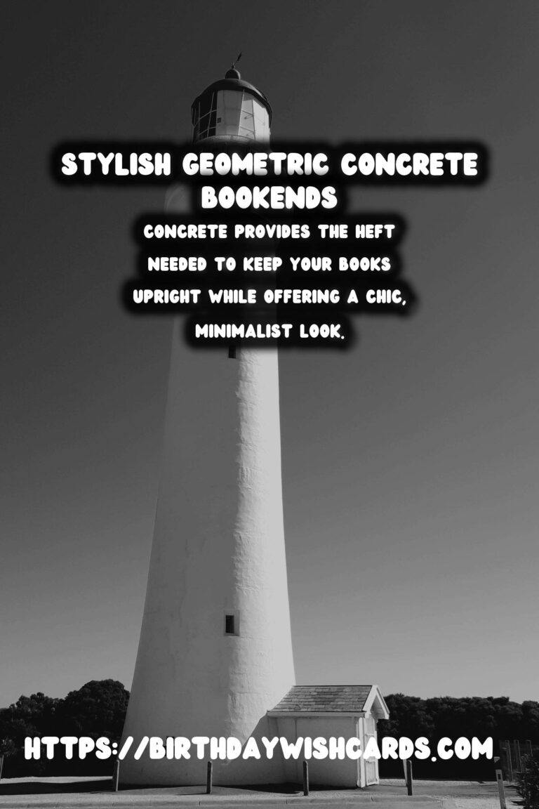 DIY Concrete Bookends: Crafting Stylish Geometric Shapes