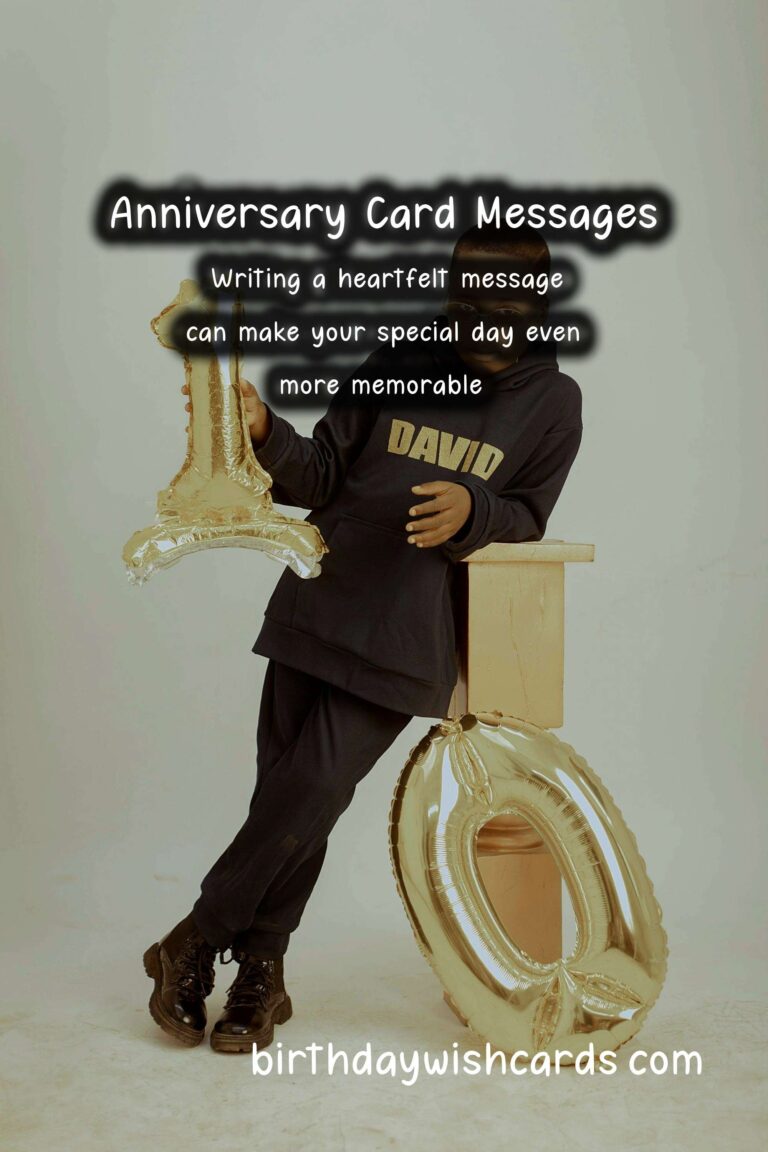 Delightful Anniversary Card Messages to Make Your Day Special