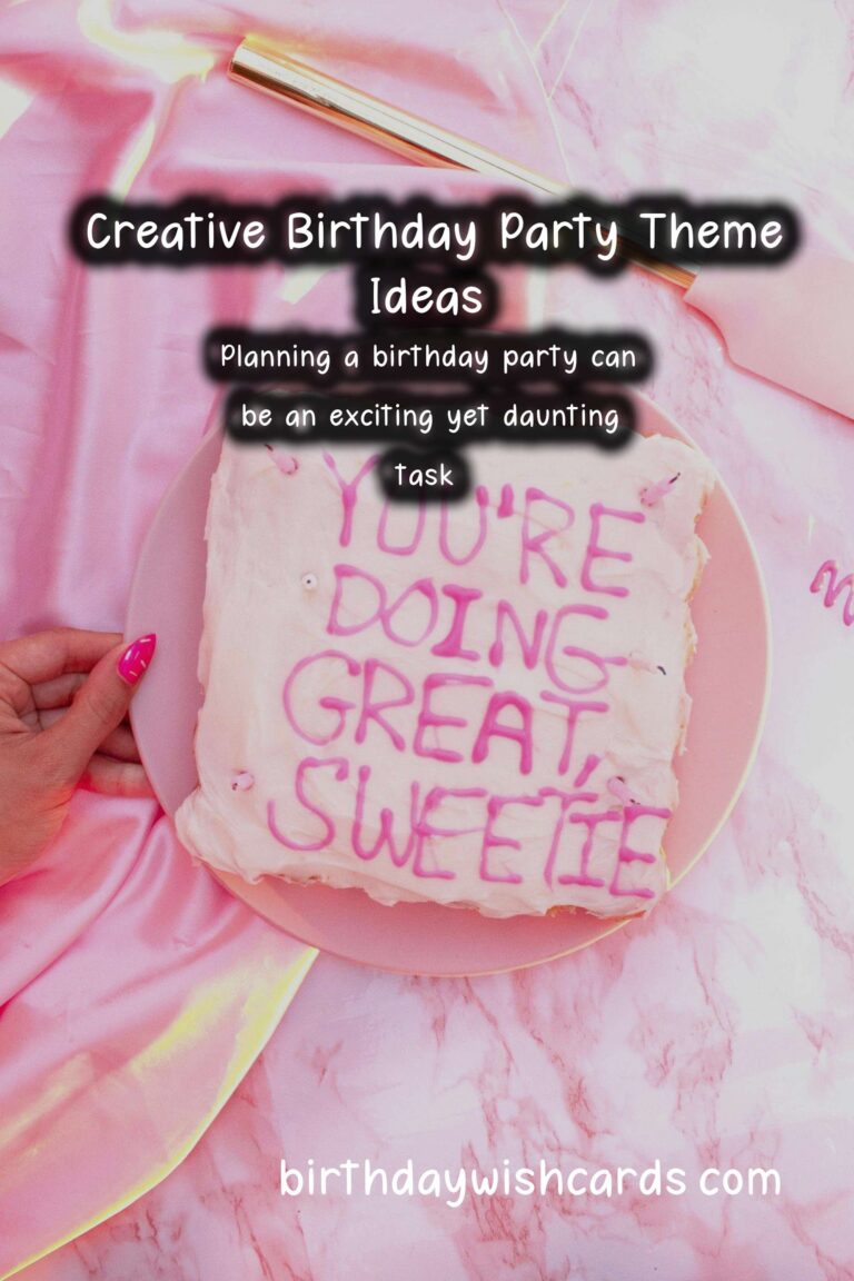 Delightful Ways to Design Birthday Party Themes
