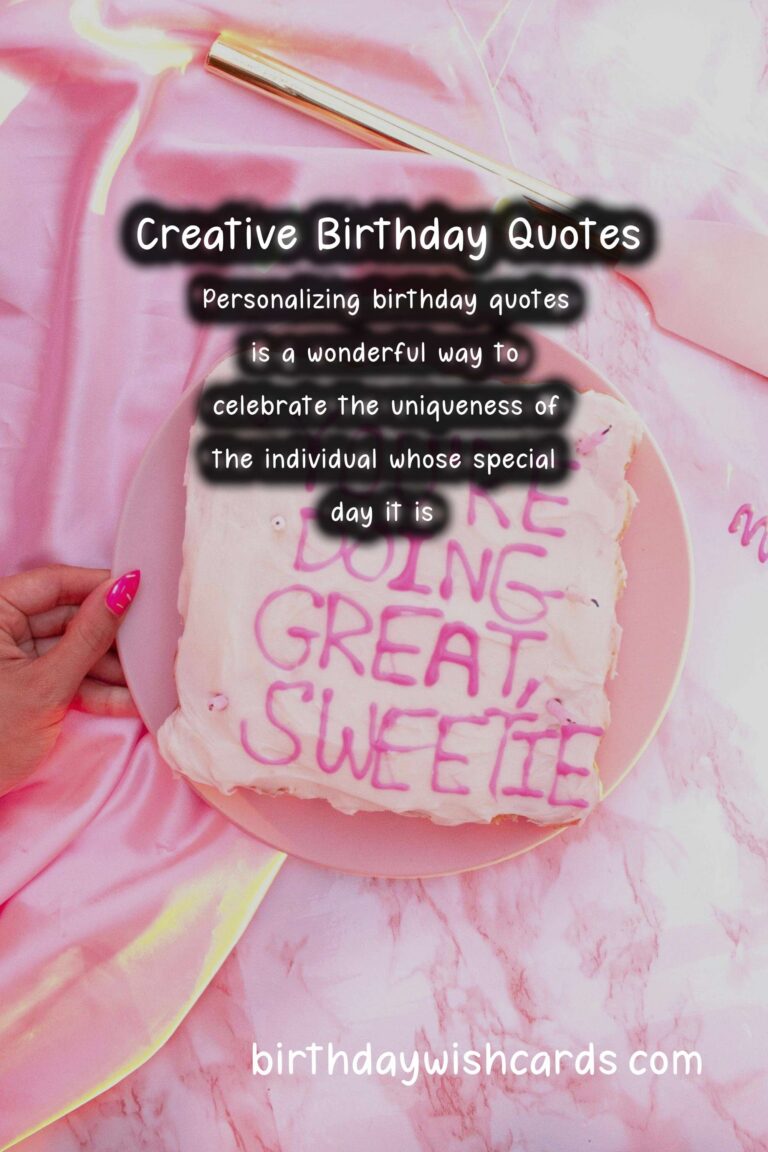 Delightful Ways to Personalize Birthday Quotes
