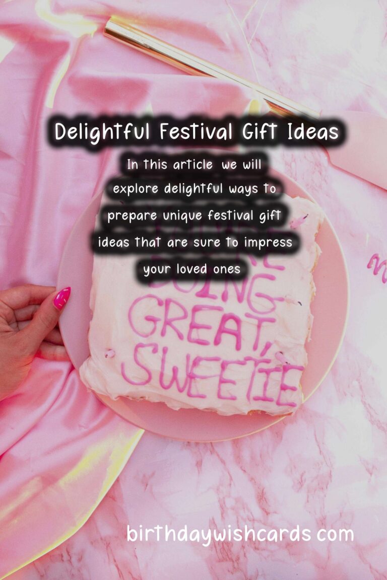 Delightful Ways to Prepare Festival Gift Ideas