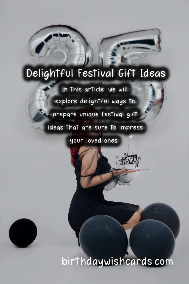 Delightful Ways to Prepare Festival Gift Ideas