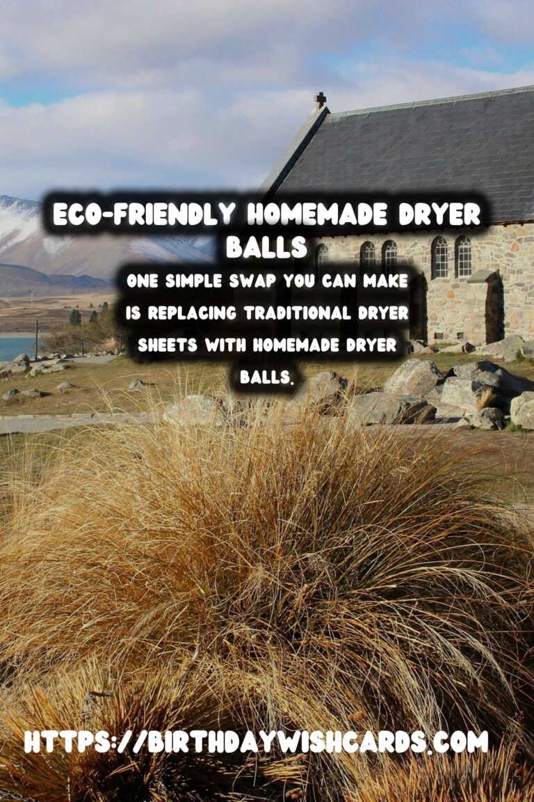Discover the Benefits of Homemade Dryer Balls: Eco-Friendly Laundry Made Simple