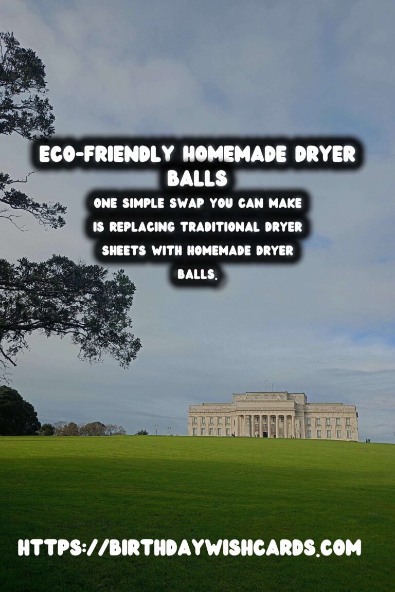 Discover the Benefits of Homemade Dryer Balls: Eco-Friendly Laundry Made Simple