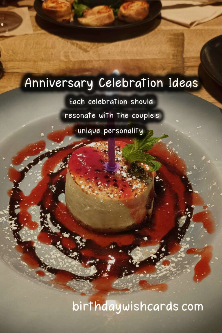 Dynamic Anniversary Celebration Ideas For Every Personality
