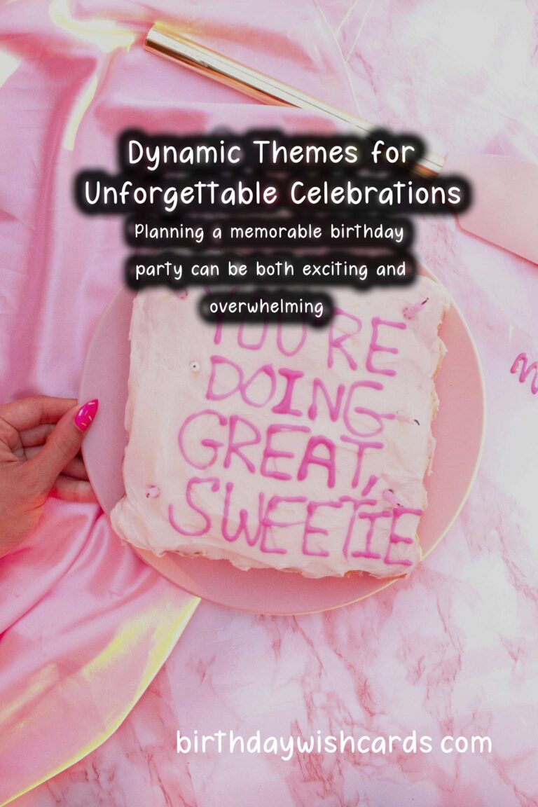 Dynamic Birthday Party Themes That Are Unique
