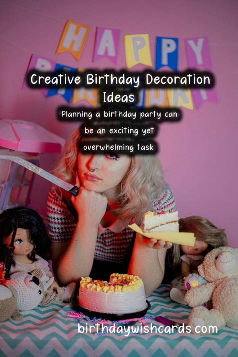 Dynamic Ways to Organize Birthday Decorations