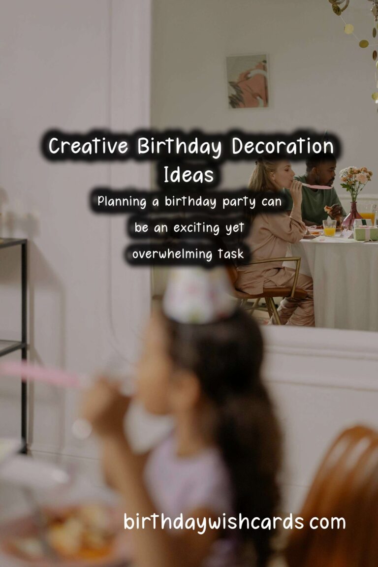 Dynamic Ways to Organize Birthday Decorations