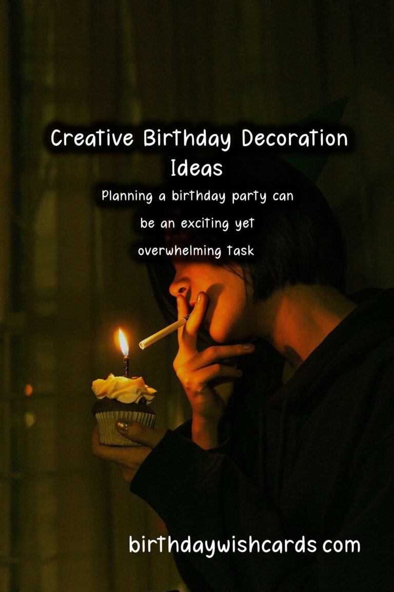 Dynamic Ways to Organize Birthday Decorations