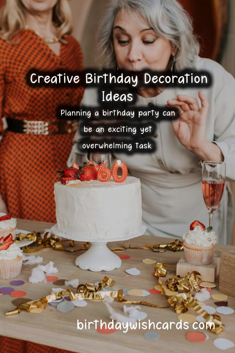 Dynamic Ways to Organize Birthday Decorations