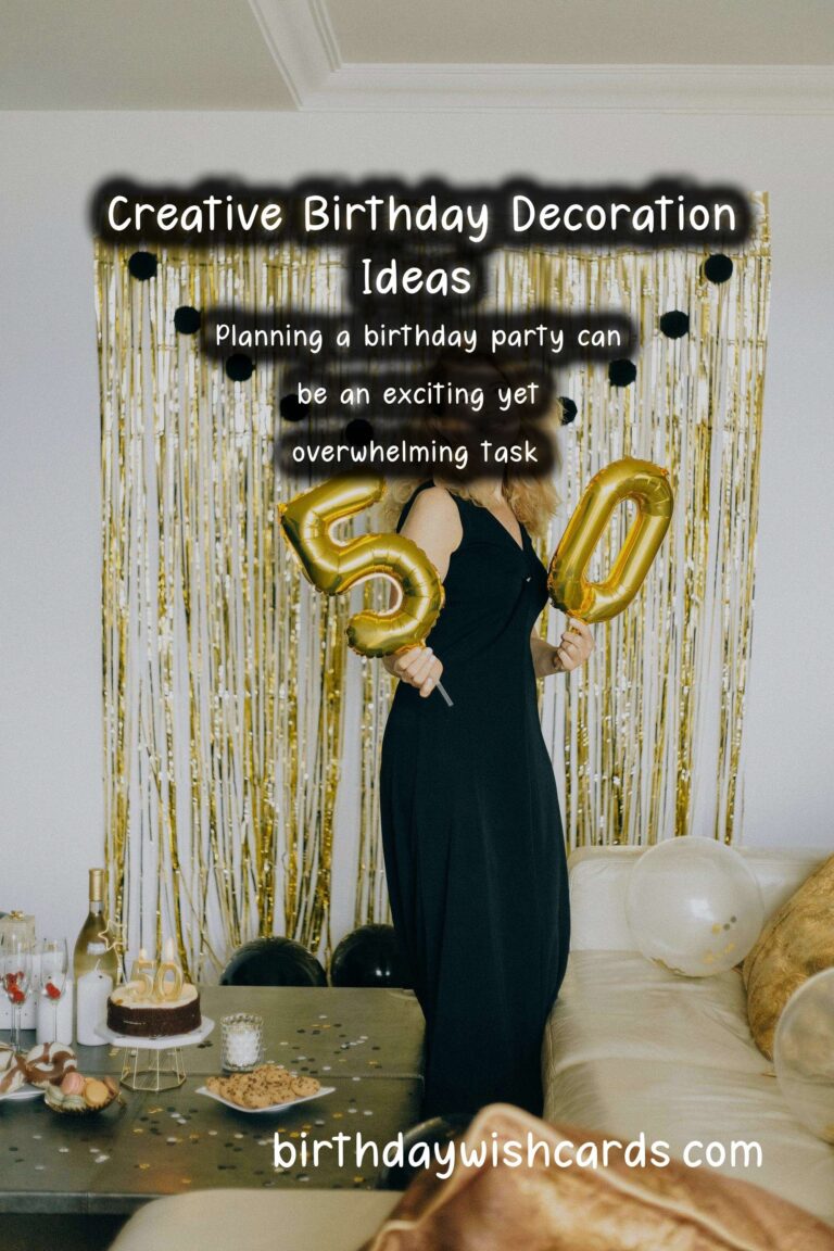 Dynamic Ways to Organize Birthday Decorations