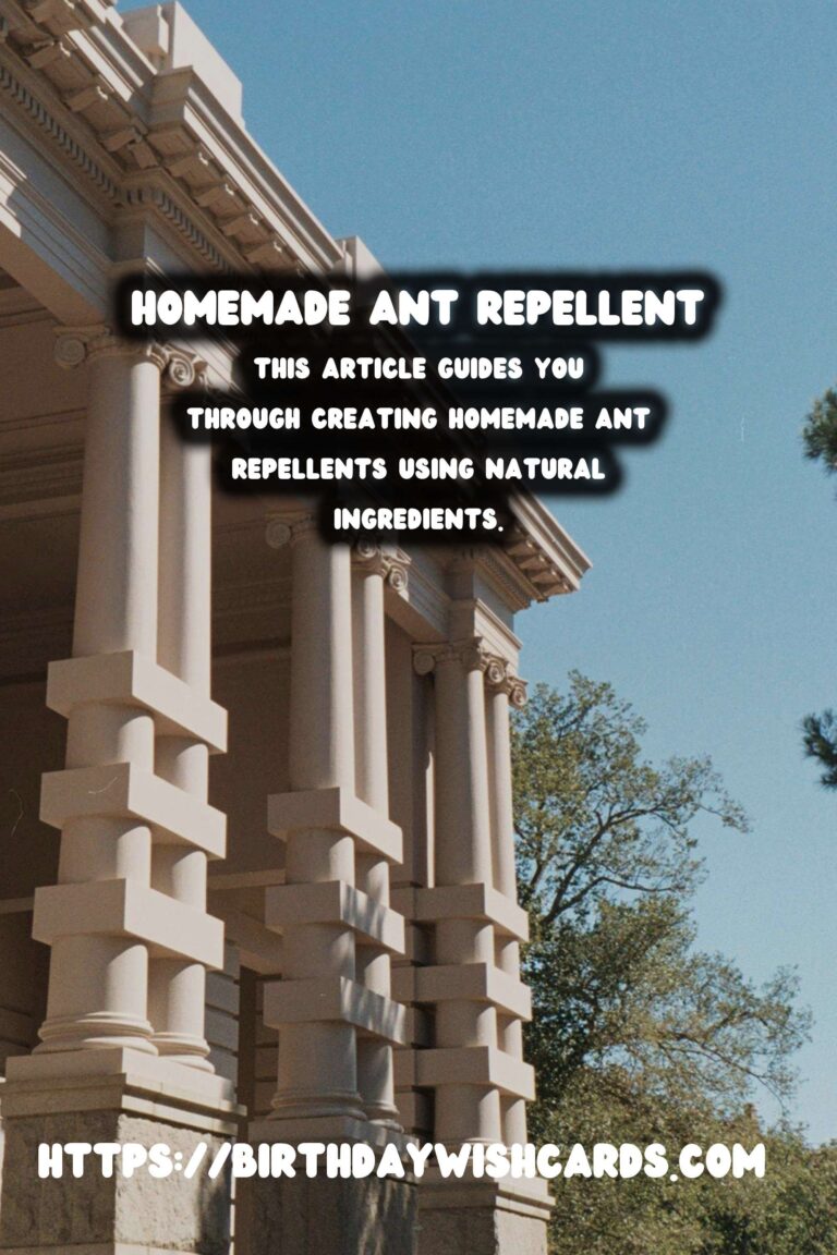 Effective Homemade Ant Repellents for a Pest-Free Home