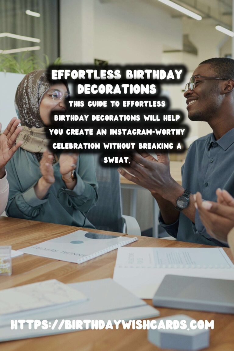 Effortless Birthday Decorations That Are Instagram-Worthy
