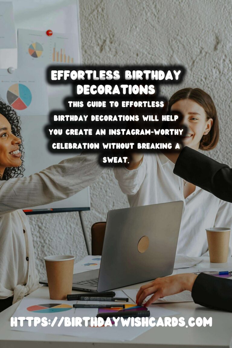 Effortless Birthday Decorations That Are Instagram-Worthy