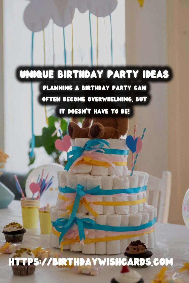 Effortless Birthday Planning Tips That Are Unique