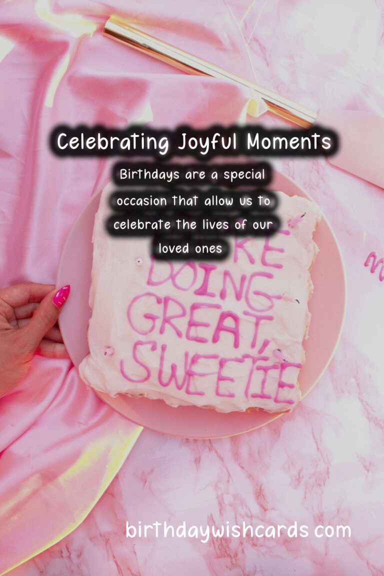 Effortless Birthday Wishes That Spark Joy