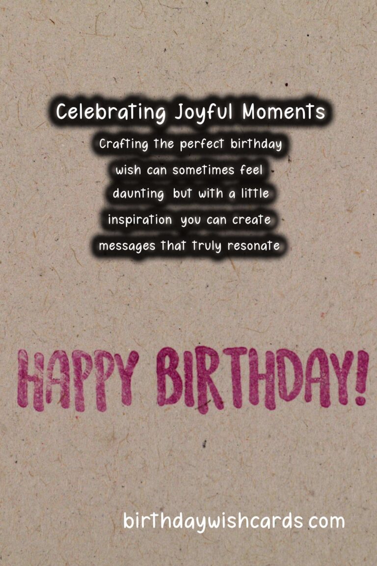 Effortless Birthday Wishes That Spark Joy