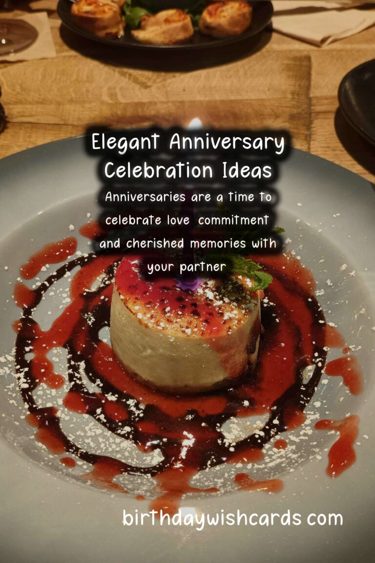 Elegant Anniversary Planning Tips In 2025
