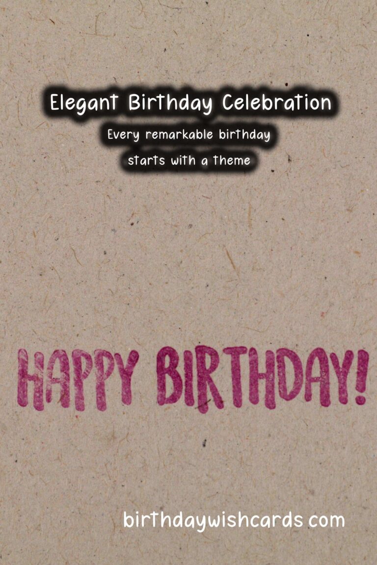 Elegant Birthday Planning Tips That Capture the Moment