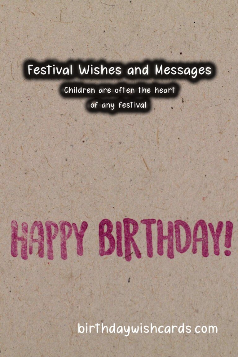Elegant Festival Wishes and Messages For Every Age Group