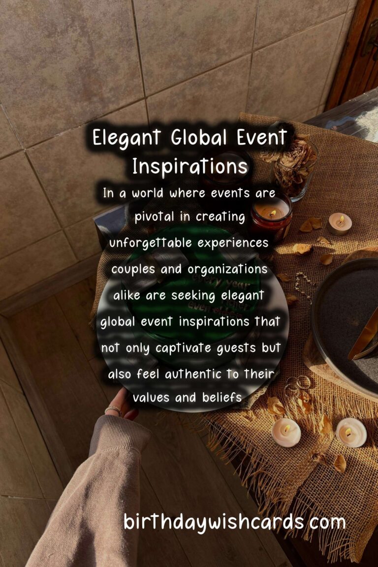 Elegant Global Event Inspiration That Feels Authentic