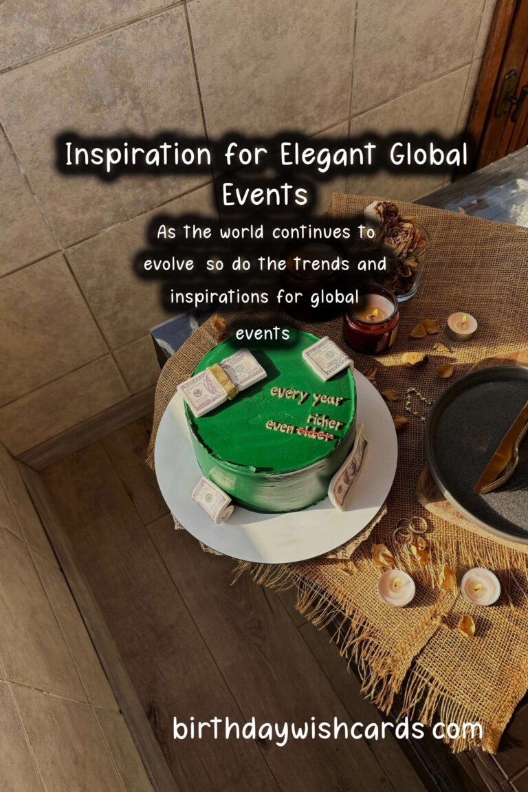 Elegant Global Event Inspiration in 2025