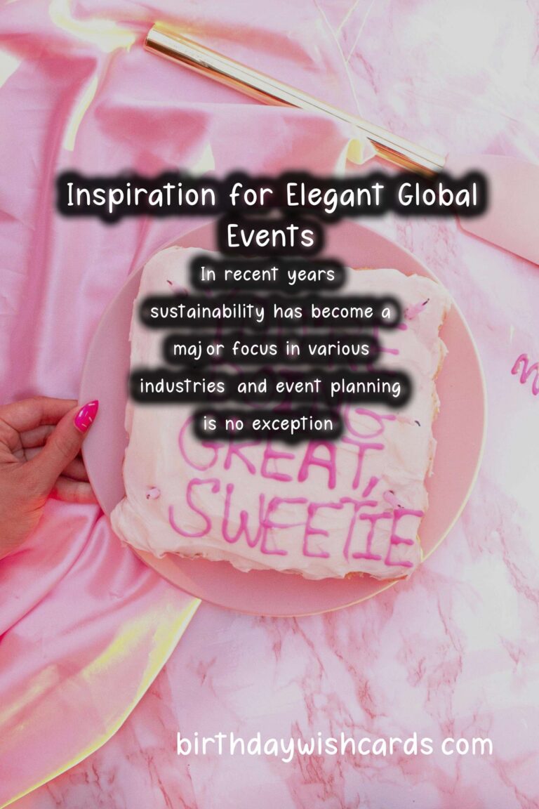 Elegant Global Event Inspiration in 2025