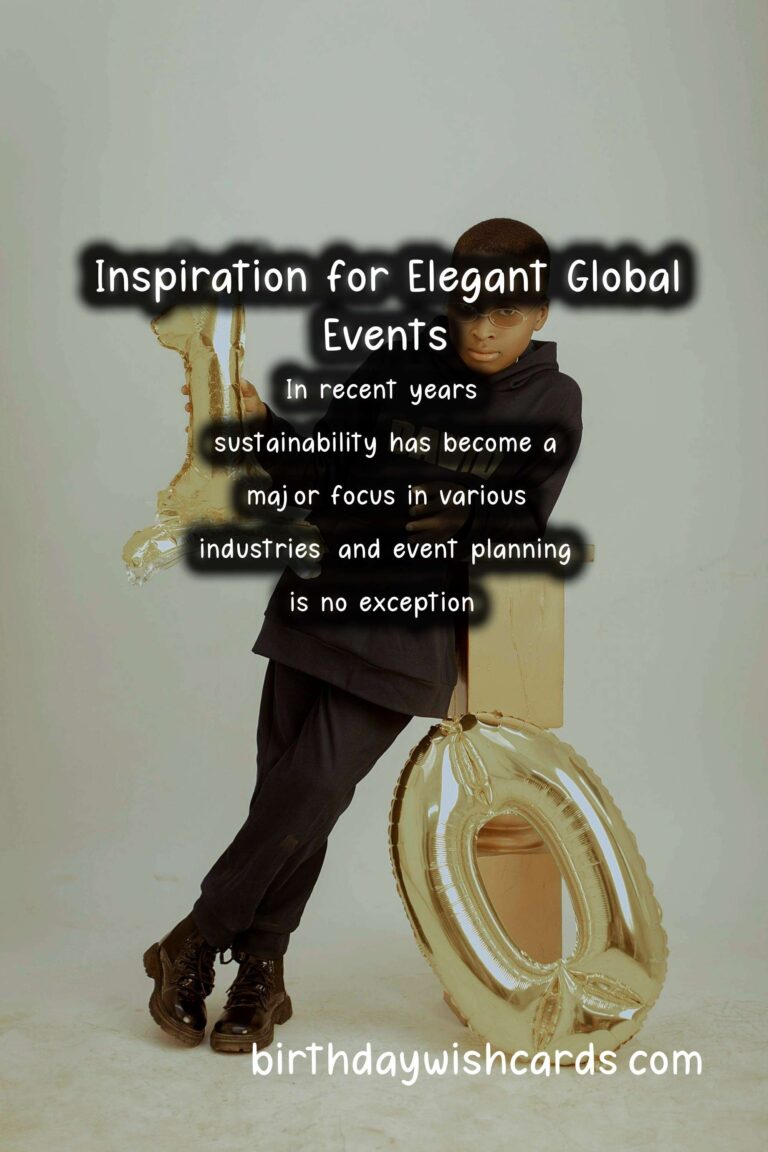 Elegant Global Event Inspiration in 2025