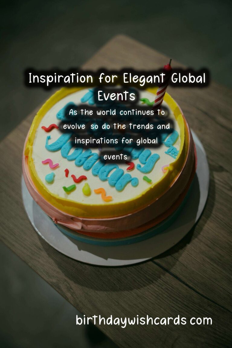 Elegant Global Event Inspiration in 2025