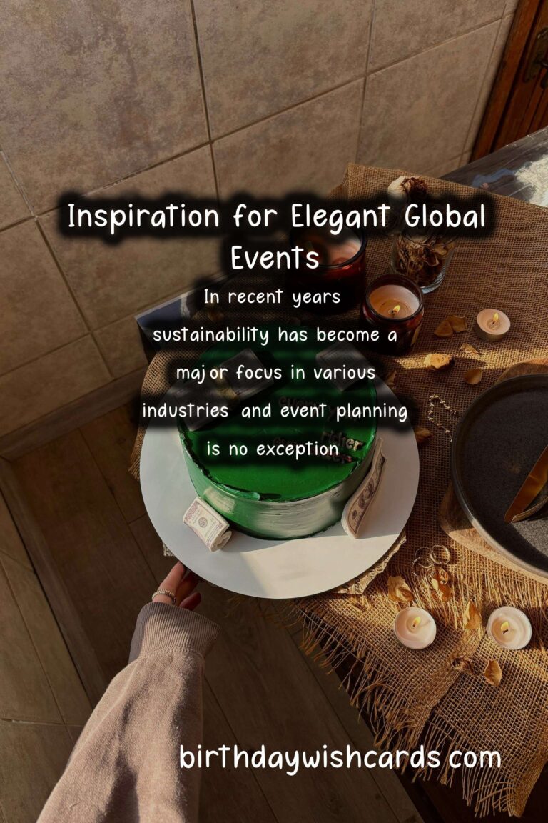 Elegant Global Event Inspiration in 2025