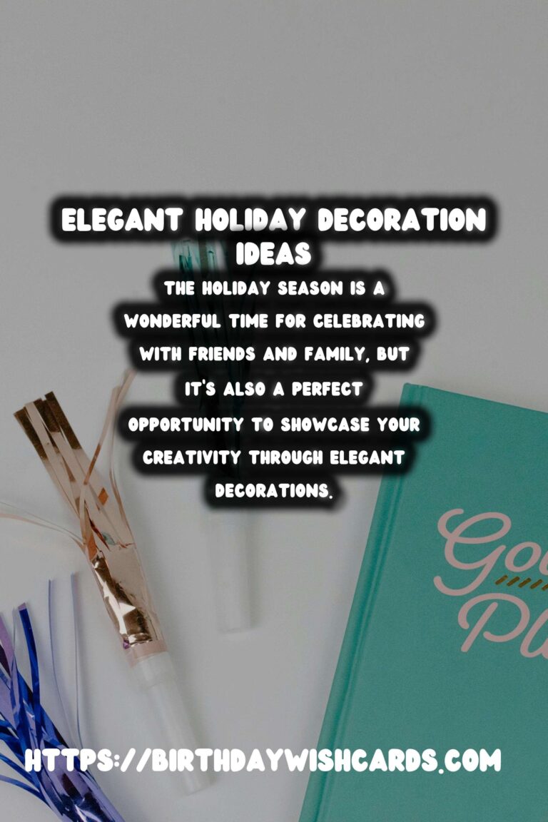 Elegant Holiday Decoration Tips For Social Media